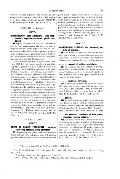 Il codice di procedura penale illustrato articolo per articolo ... secondo supplemento alla Rivista Penale