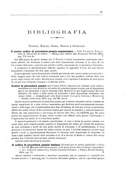 Il codice di procedura penale illustrato articolo per articolo ... secondo supplemento alla Rivista Penale