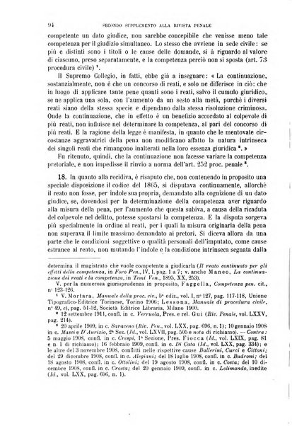 Il codice di procedura penale illustrato articolo per articolo ... secondo supplemento alla Rivista Penale