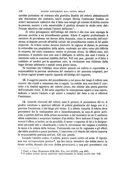 Il codice di procedura penale illustrato articolo per articolo ... secondo supplemento alla Rivista Penale