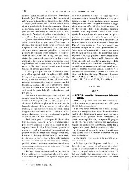 Il codice di procedura penale illustrato articolo per articolo ... secondo supplemento alla Rivista Penale