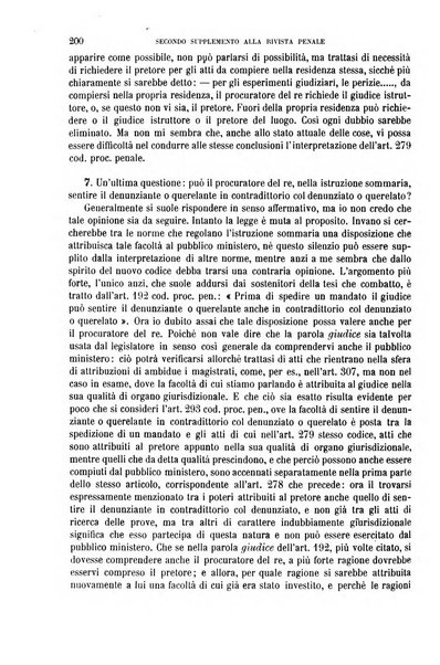 Il codice di procedura penale illustrato articolo per articolo ... secondo supplemento alla Rivista Penale