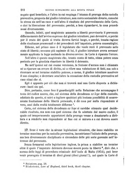 Il codice di procedura penale illustrato articolo per articolo ... secondo supplemento alla Rivista Penale