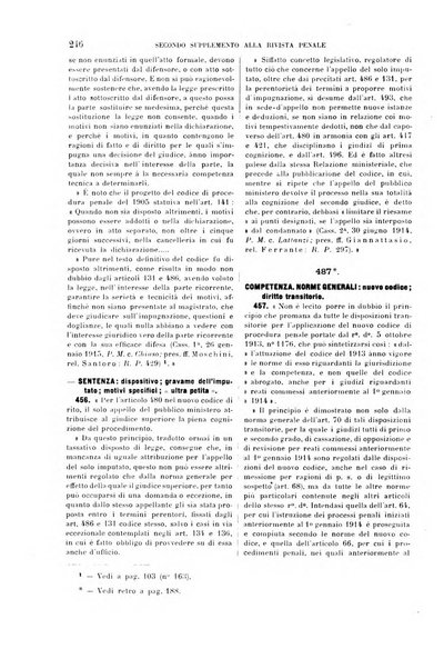 Il codice di procedura penale illustrato articolo per articolo ... secondo supplemento alla Rivista Penale