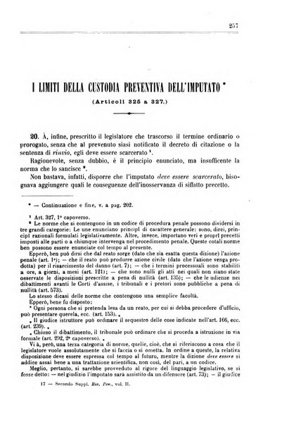 Il codice di procedura penale illustrato articolo per articolo ... secondo supplemento alla Rivista Penale