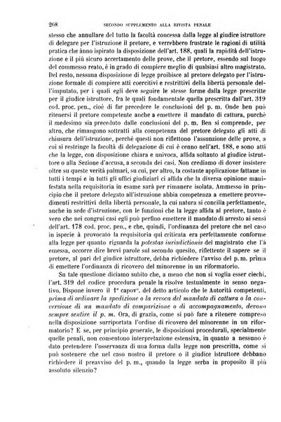 Il codice di procedura penale illustrato articolo per articolo ... secondo supplemento alla Rivista Penale