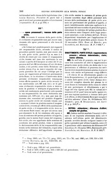 Il codice di procedura penale illustrato articolo per articolo ... secondo supplemento alla Rivista Penale