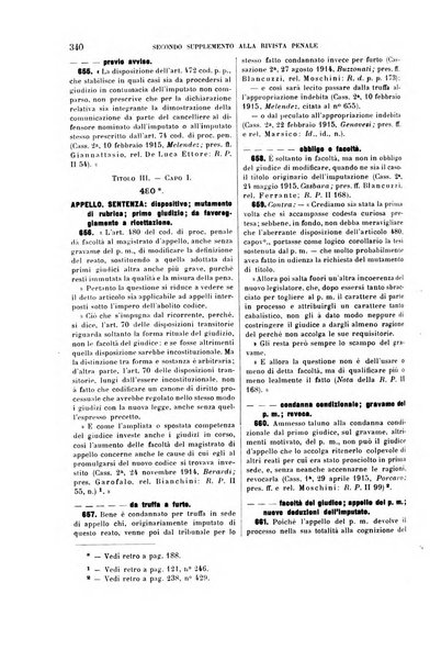 Il codice di procedura penale illustrato articolo per articolo ... secondo supplemento alla Rivista Penale