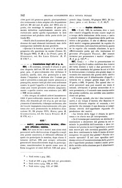 Il codice di procedura penale illustrato articolo per articolo ... secondo supplemento alla Rivista Penale