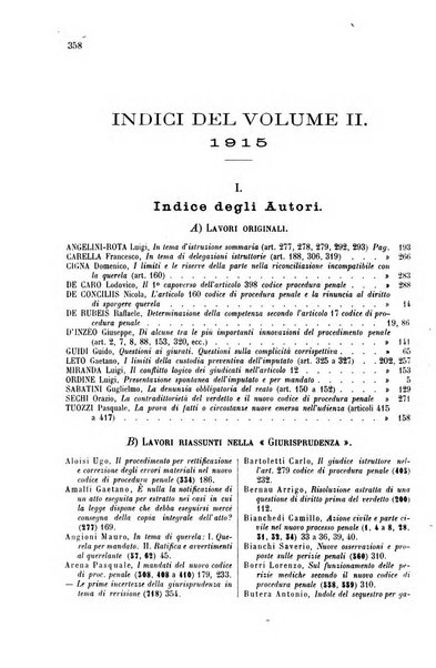 Il codice di procedura penale illustrato articolo per articolo ... secondo supplemento alla Rivista Penale