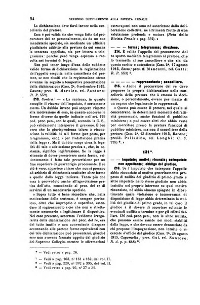 Il codice di procedura penale illustrato articolo per articolo ... secondo supplemento alla Rivista Penale