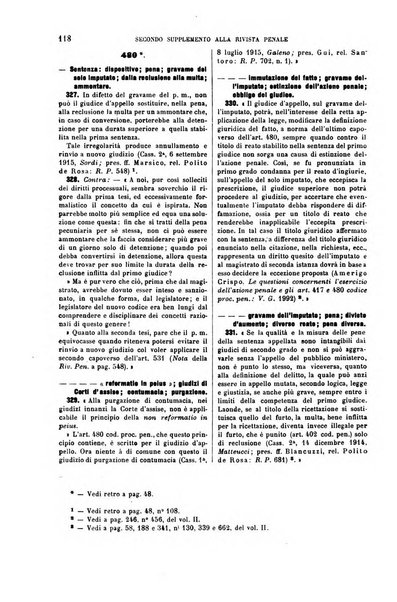 Il codice di procedura penale illustrato articolo per articolo ... secondo supplemento alla Rivista Penale