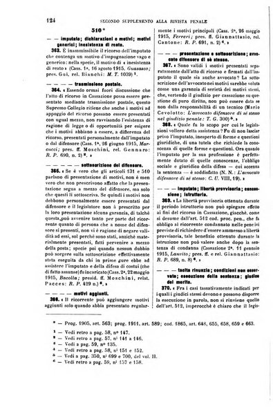 Il codice di procedura penale illustrato articolo per articolo ... secondo supplemento alla Rivista Penale