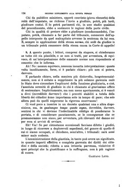 Il codice di procedura penale illustrato articolo per articolo ... secondo supplemento alla Rivista Penale