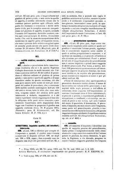 Il codice di procedura penale illustrato articolo per articolo ... secondo supplemento alla Rivista Penale