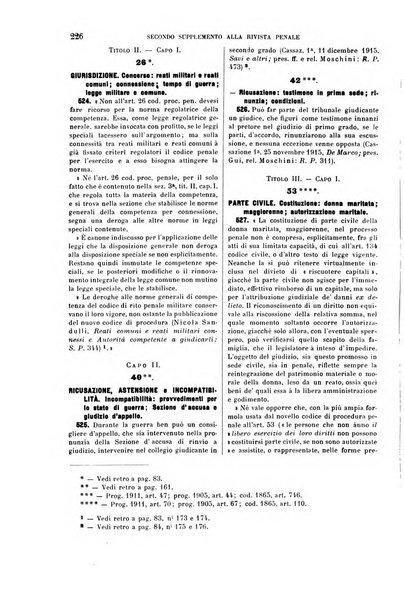 Il codice di procedura penale illustrato articolo per articolo ... secondo supplemento alla Rivista Penale