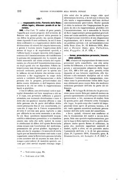 Il codice di procedura penale illustrato articolo per articolo ... secondo supplemento alla Rivista Penale