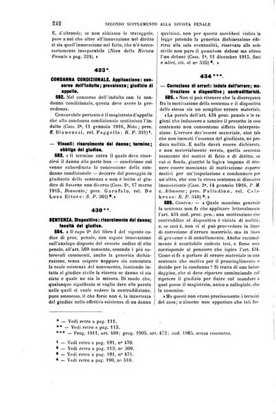 Il codice di procedura penale illustrato articolo per articolo ... secondo supplemento alla Rivista Penale