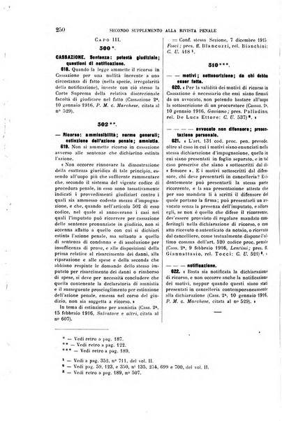 Il codice di procedura penale illustrato articolo per articolo ... secondo supplemento alla Rivista Penale