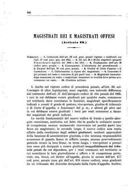 Il codice di procedura penale illustrato articolo per articolo ... secondo supplemento alla Rivista Penale