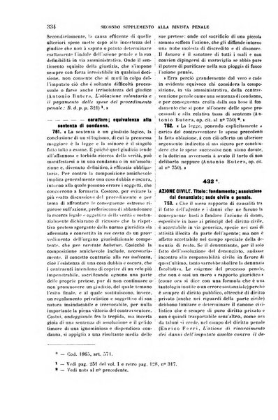 Il codice di procedura penale illustrato articolo per articolo ... secondo supplemento alla Rivista Penale