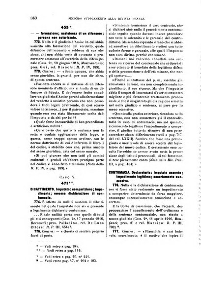 Il codice di procedura penale illustrato articolo per articolo ... secondo supplemento alla Rivista Penale