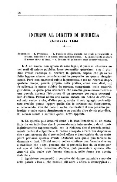 Il codice di procedura penale e i codici penali militari. Procedura secondo supplemento alla Rivista Penale