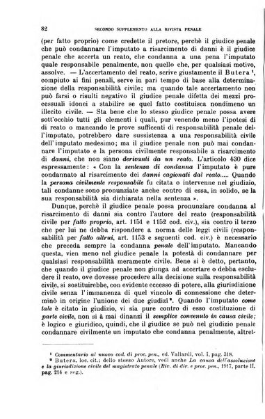 Il codice di procedura penale e i codici penali militari. Procedura secondo supplemento alla Rivista Penale