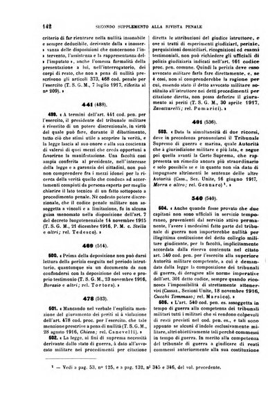 Il codice di procedura penale e i codici penali militari. Procedura secondo supplemento alla Rivista Penale