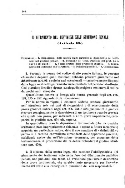 Il codice di procedura penale e i codici penali militari. Procedura secondo supplemento alla Rivista Penale