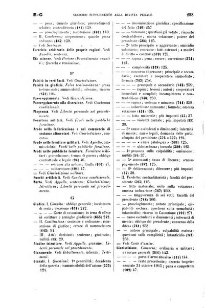 Il codice di procedura penale e i codici penali militari. Procedura secondo supplemento alla Rivista Penale