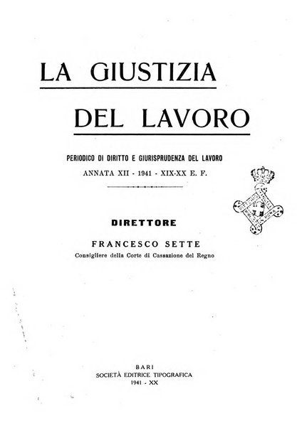 La giustizia del lavoro periodico mensile di Diritto e giurisprudenza del lavoro