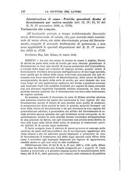 La giustizia del lavoro periodico mensile di Diritto e giurisprudenza del lavoro