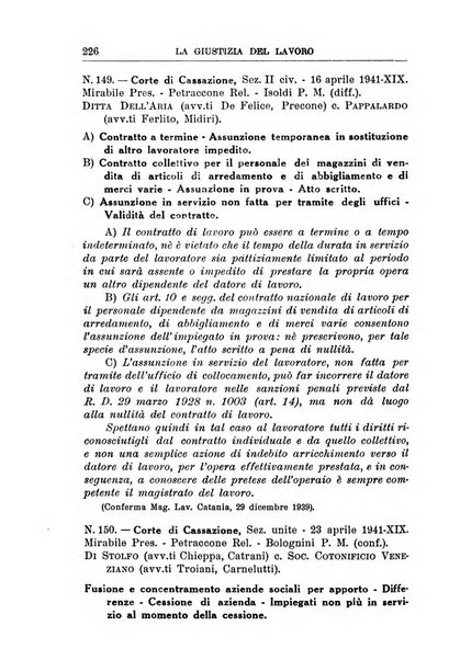 La giustizia del lavoro periodico mensile di Diritto e giurisprudenza del lavoro