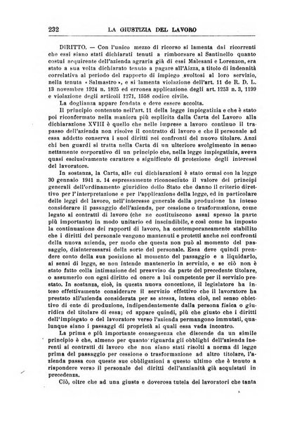 La giustizia del lavoro periodico mensile di Diritto e giurisprudenza del lavoro