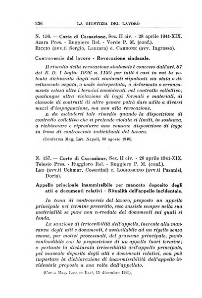 La giustizia del lavoro periodico mensile di Diritto e giurisprudenza del lavoro