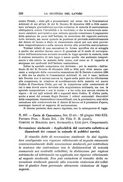 La giustizia del lavoro periodico mensile di Diritto e giurisprudenza del lavoro