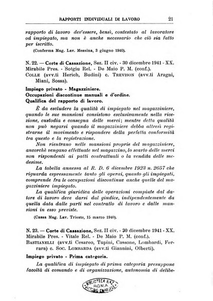 La giustizia del lavoro periodico mensile di Diritto e giurisprudenza del lavoro