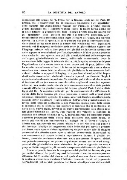 La giustizia del lavoro periodico mensile di Diritto e giurisprudenza del lavoro