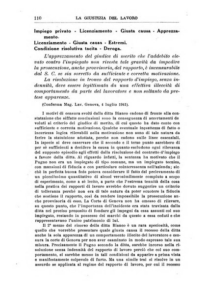 La giustizia del lavoro periodico mensile di Diritto e giurisprudenza del lavoro