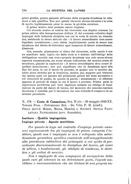 La giustizia del lavoro periodico mensile di Diritto e giurisprudenza del lavoro