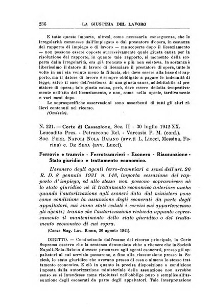 La giustizia del lavoro periodico mensile di Diritto e giurisprudenza del lavoro