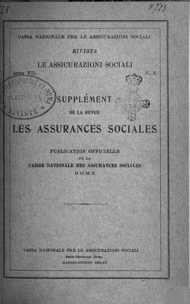 Les assurances sociales