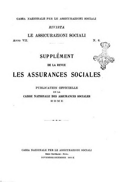 Les assurances sociales