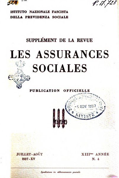 Les assurances sociales