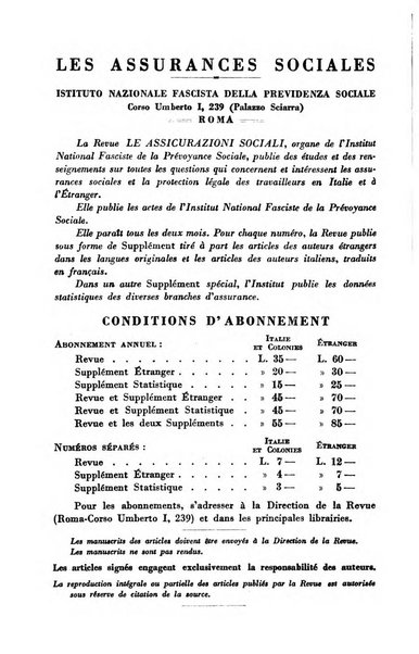 Les assurances sociales