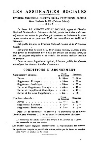 Les assurances sociales