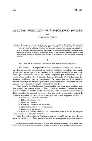 Les assurances sociales