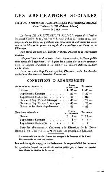 Les assurances sociales