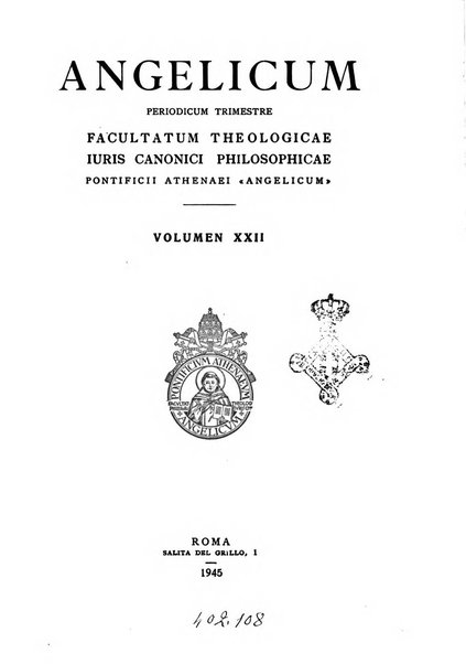 Angelicum periodicum trimestre